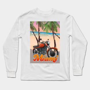 Miami motorbike Long Sleeve T-Shirt